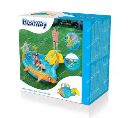 53067 BestWay Игровой Центр «Морские жители» 280х257х87см, 273 л